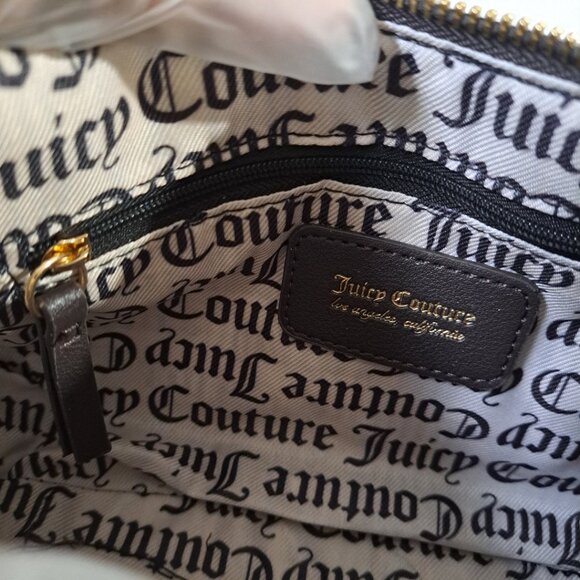 Juicy Couture Dusty Violet Chocolate Heritage Shoulder Bag NWT - Picture 11 of 12